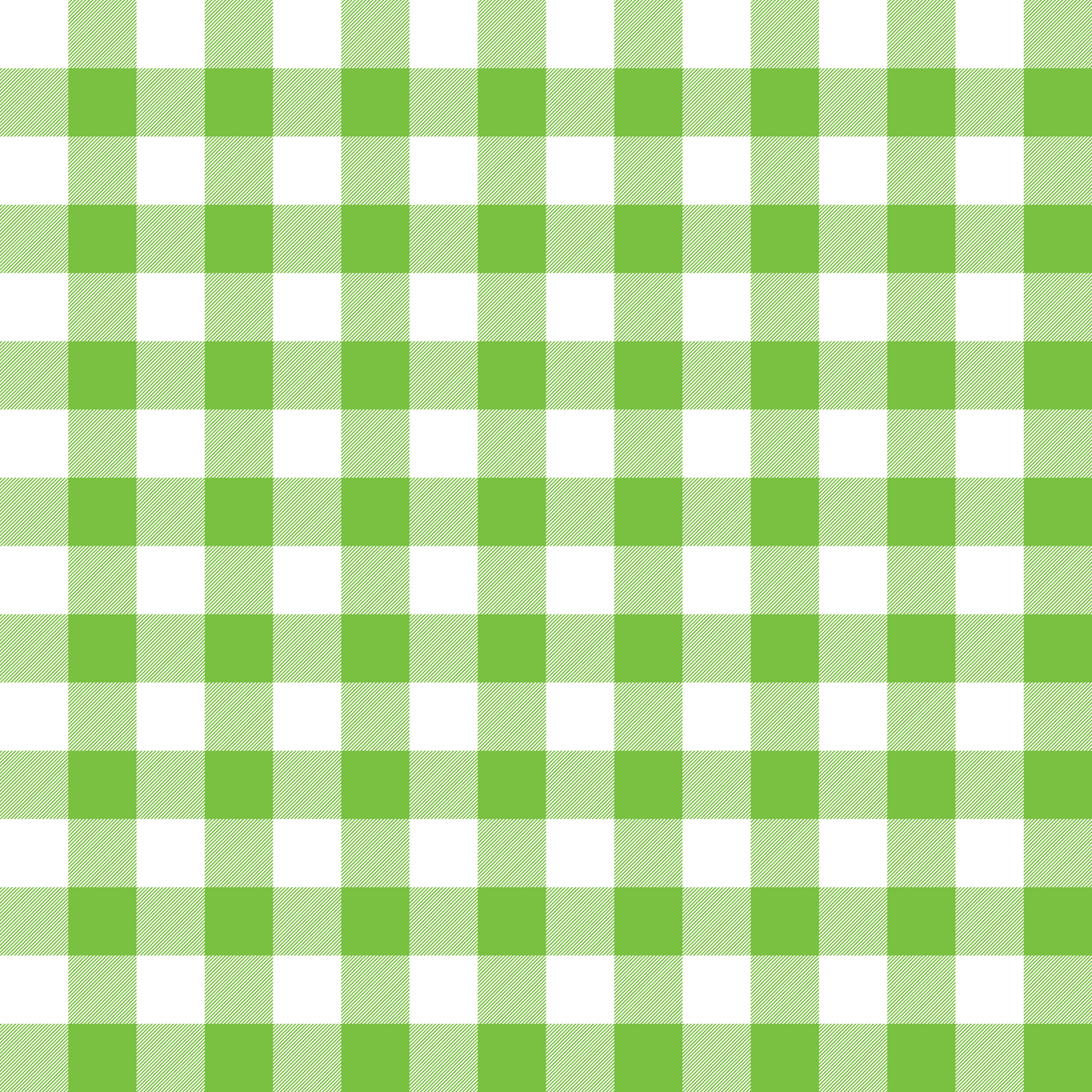 Green Gingham Fabric - WayMaker Fabrics