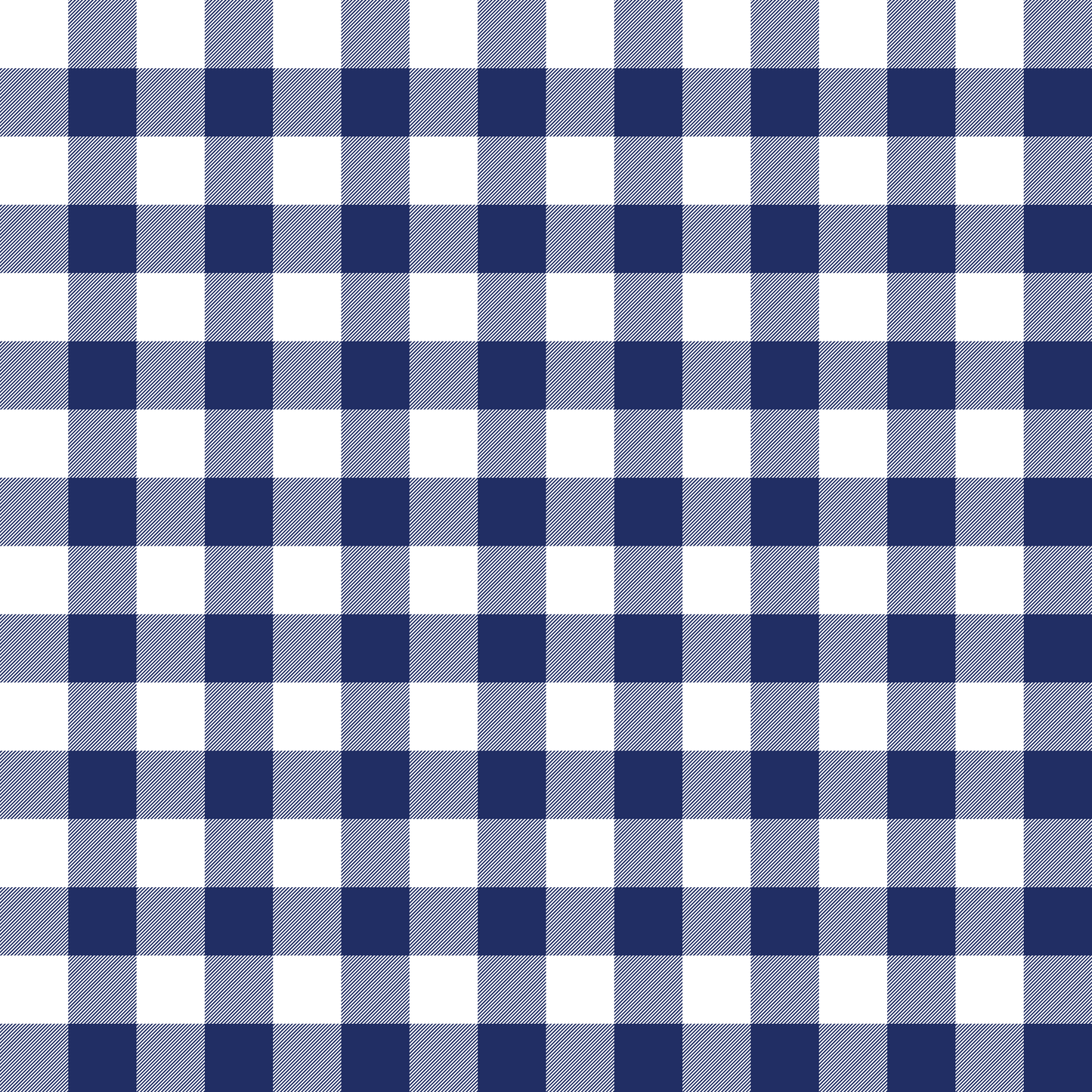 Navy Gingham Fabric - WayMaker Fabrics