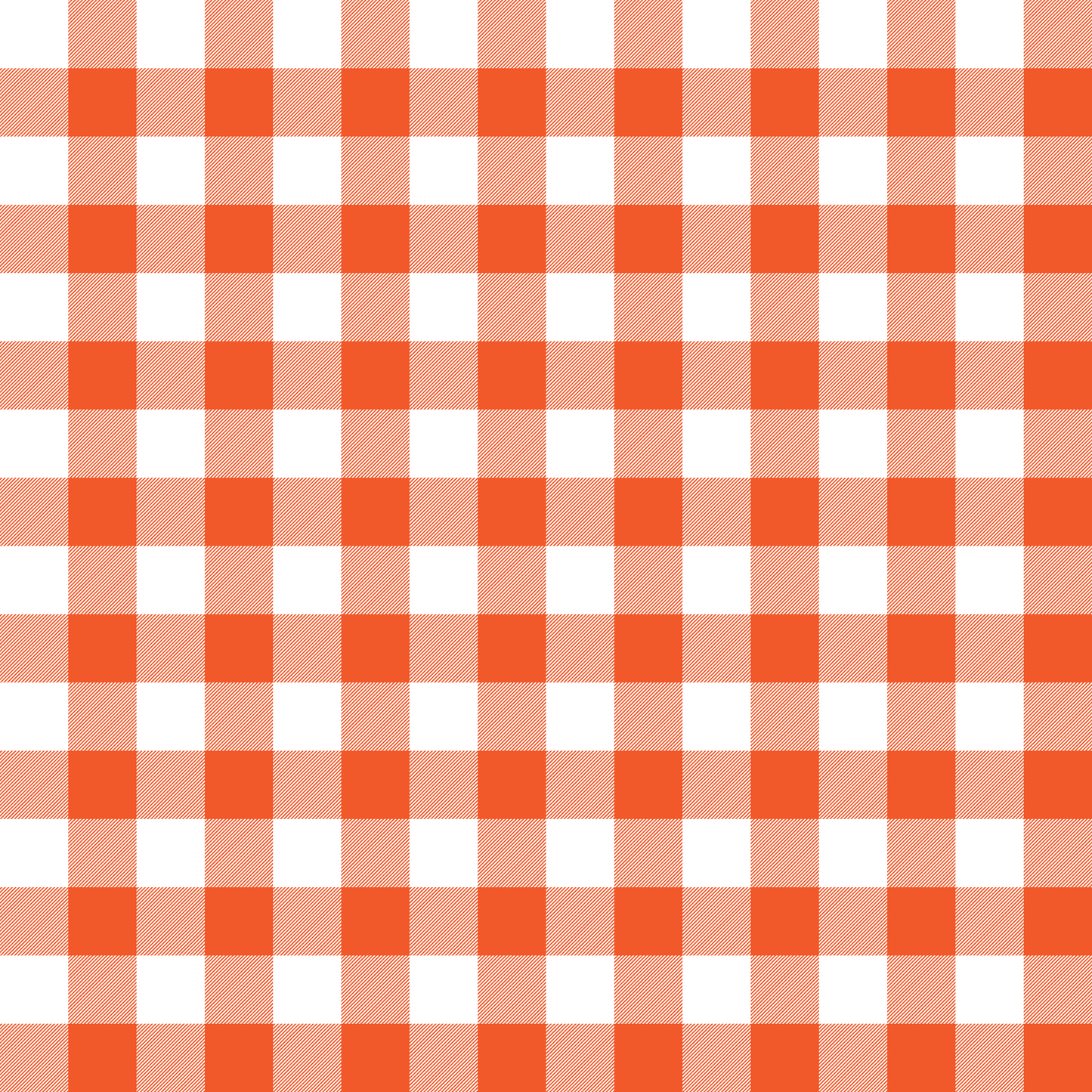 Pumpkin Gingham Fabric - WayMaker Fabrics