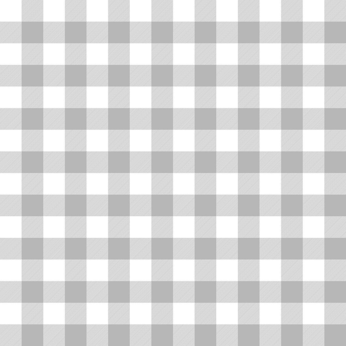 Silver Gingham Fabric - WayMaker Fabrics