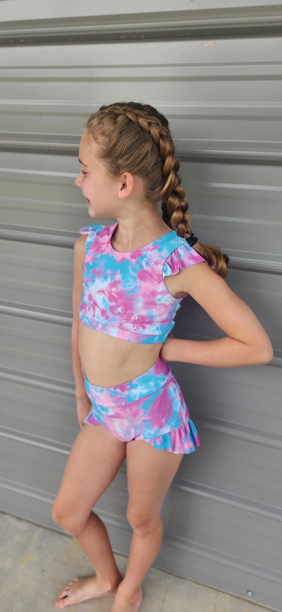 Mermaid Tie Dye Fabric - WayMaker Fabrics