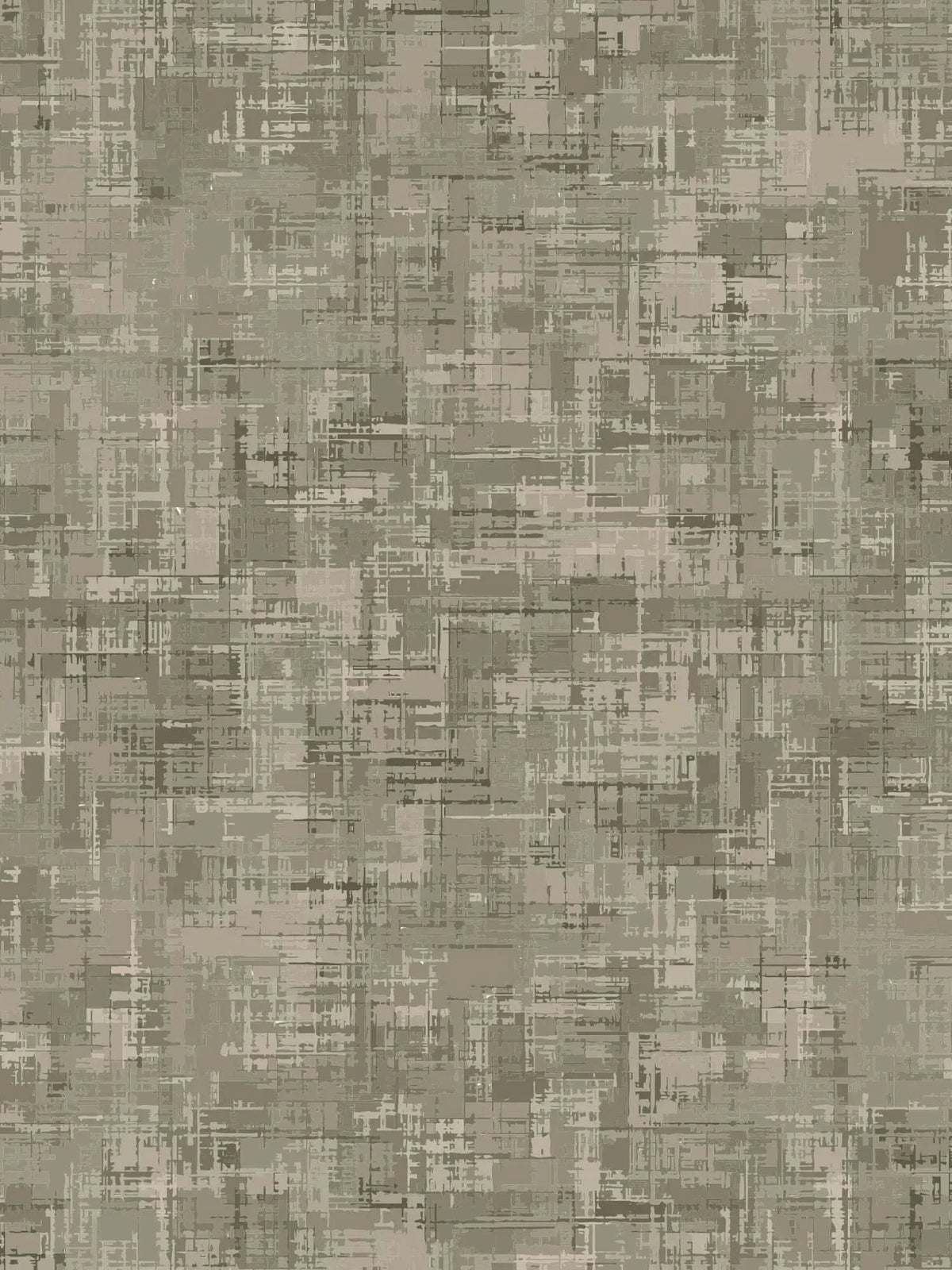 Olive weave fabric in earth tone blend with textured gray pattern.