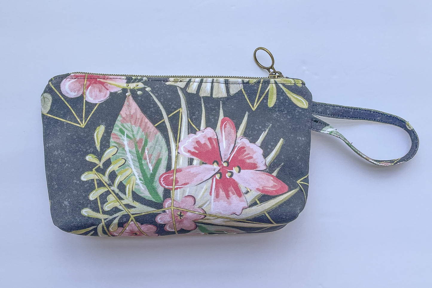 Caged Aloha in Black Fabric Fabric - WayMaker Fabrics