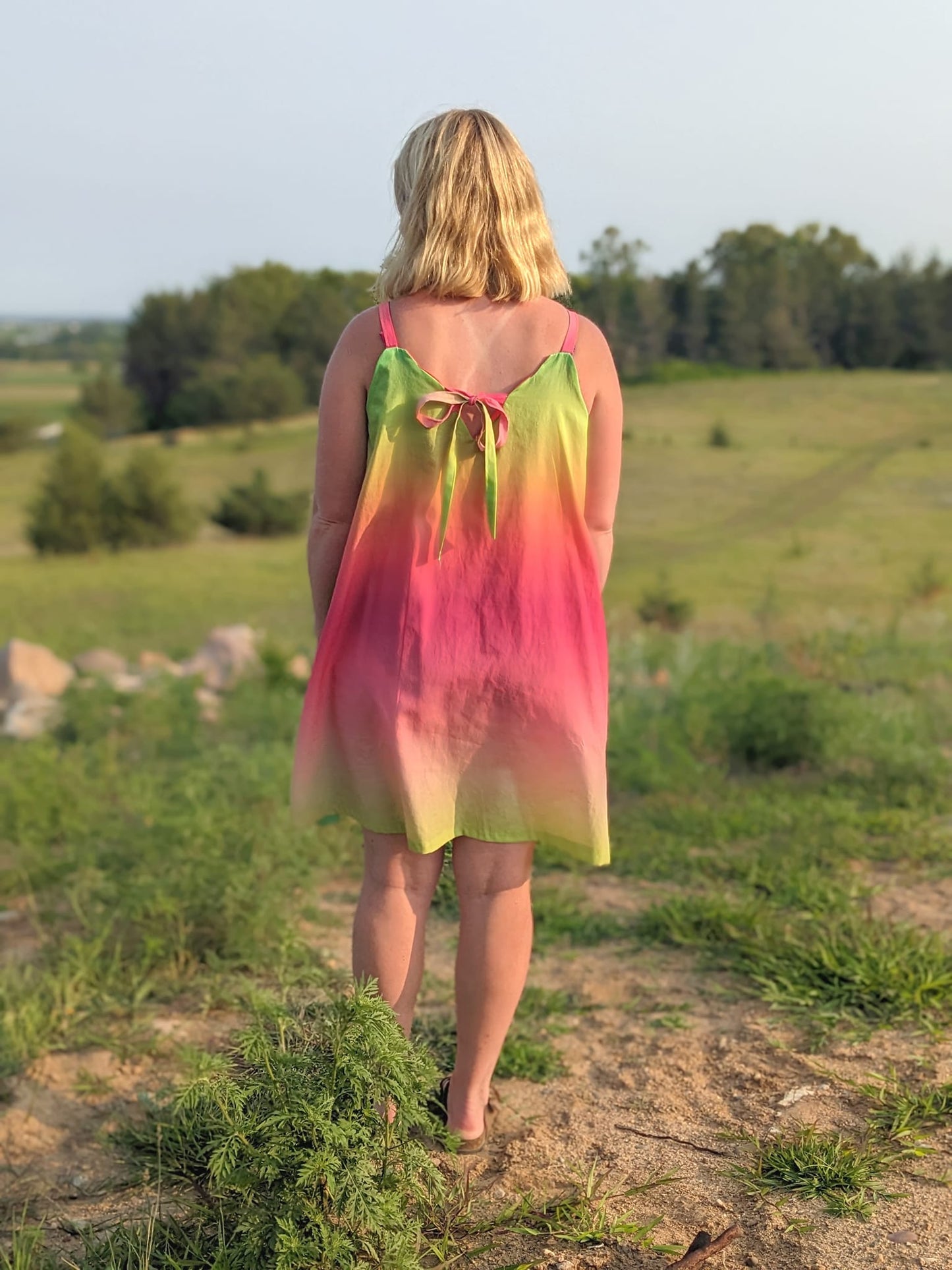 Watermelon Ombre Fabric - WayMaker Fabrics