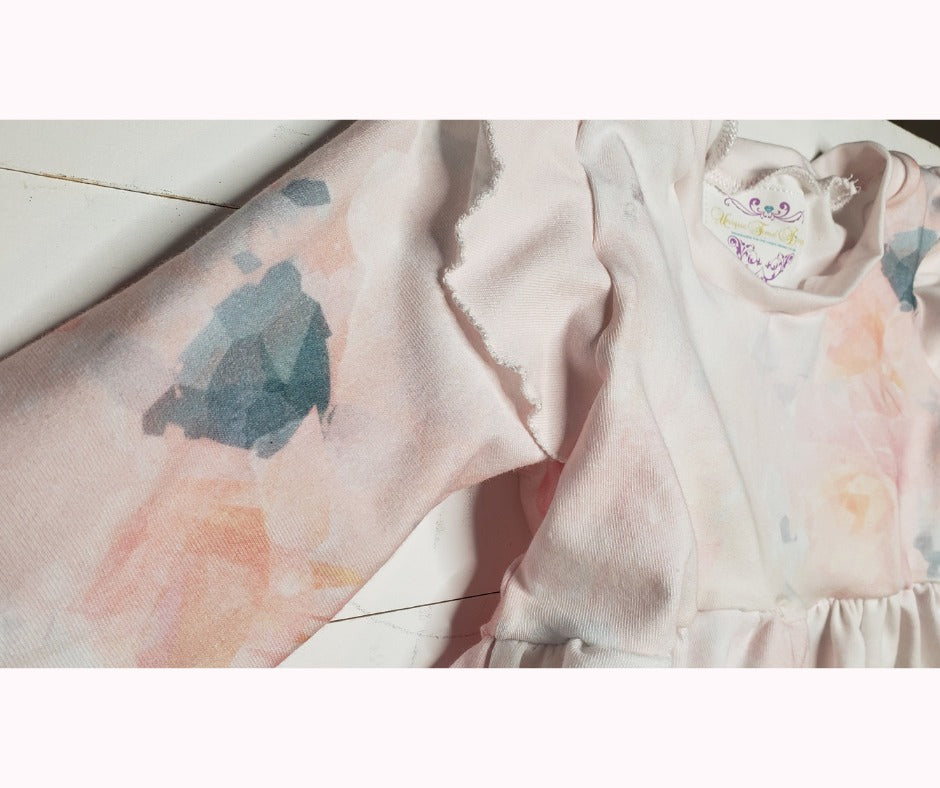 Glass Flowers Fabric in Pink - WayMaker Fabrics