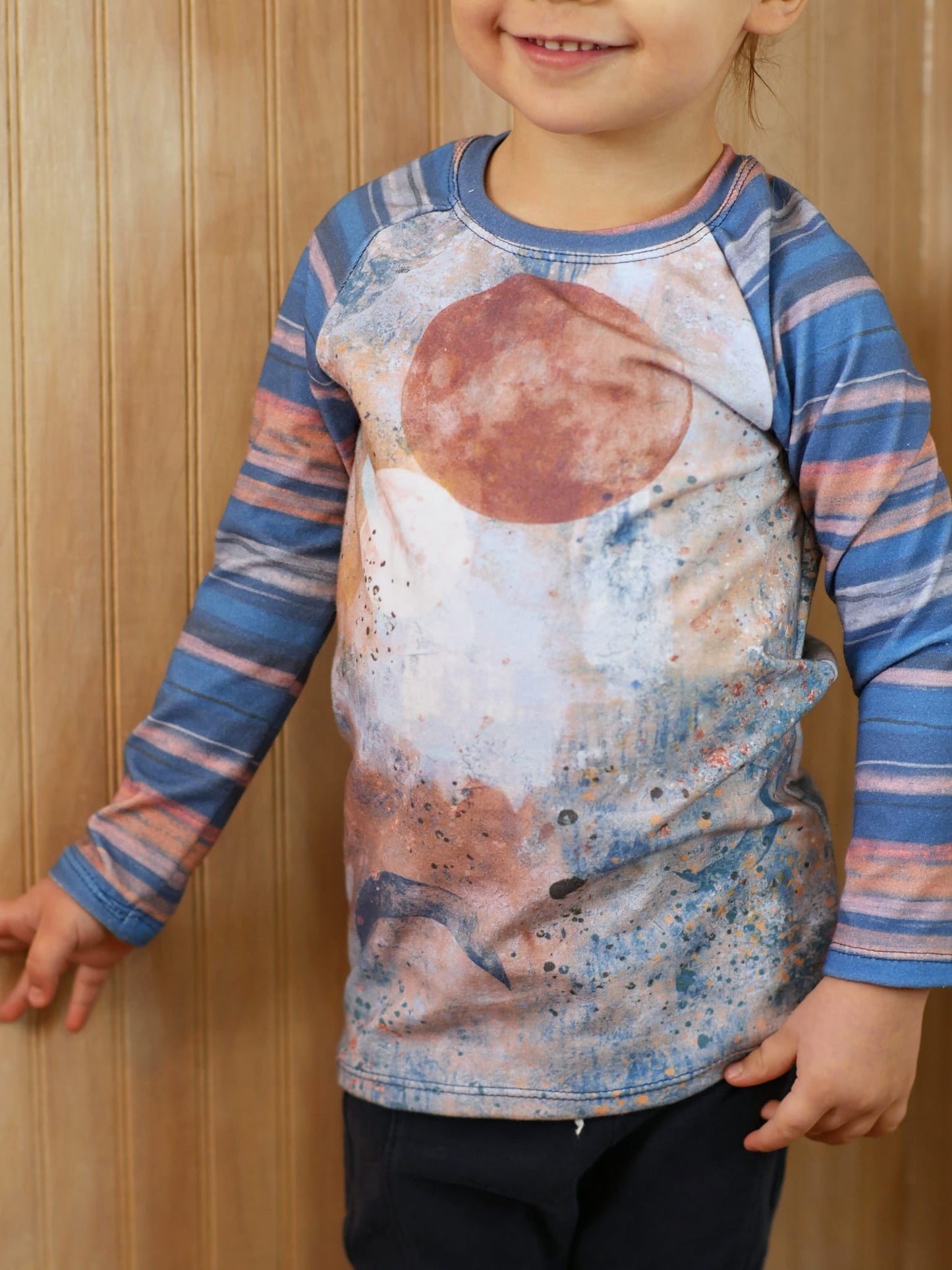 Interstellar in Blue Fabric - WayMaker Fabrics