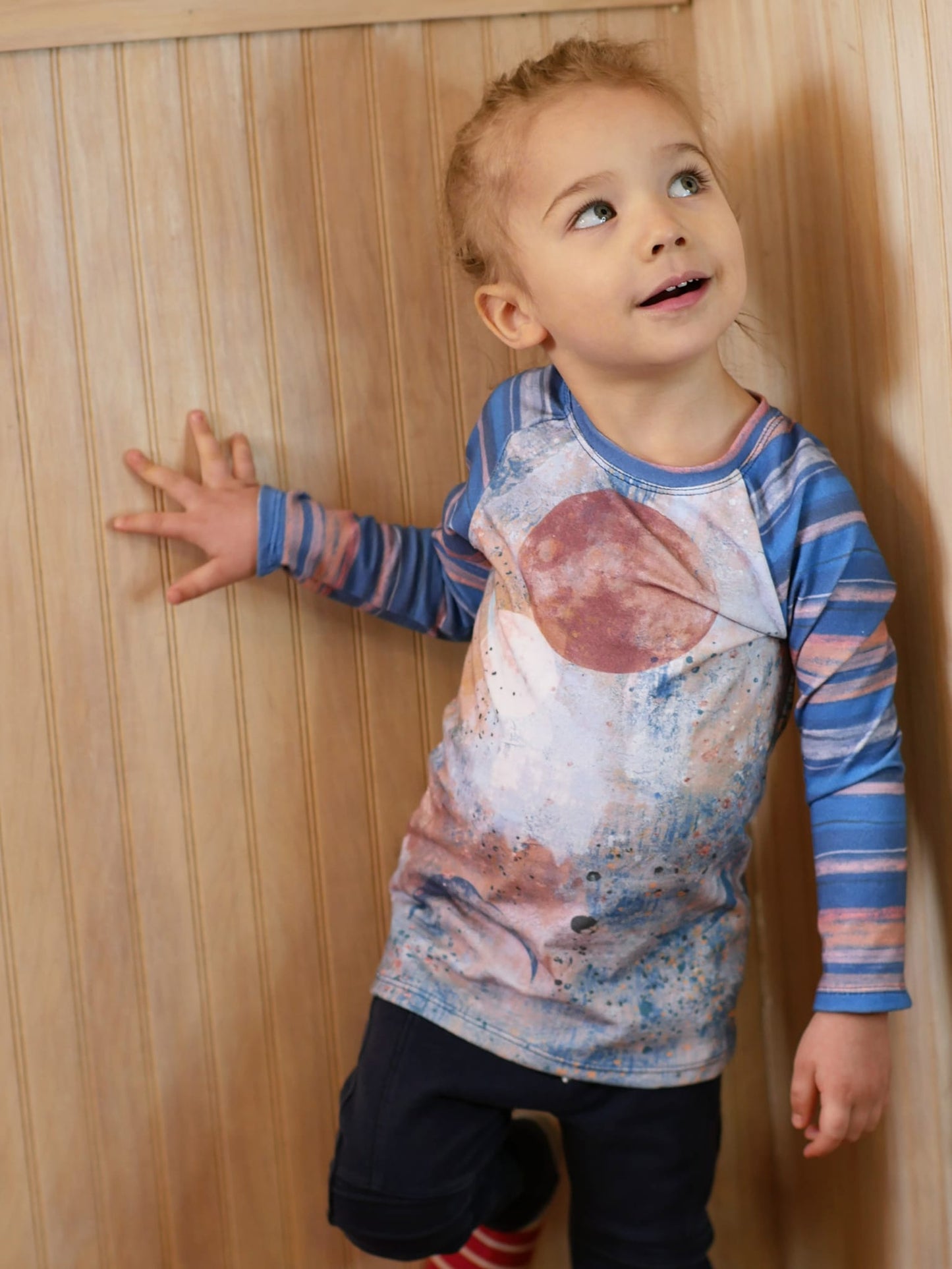 Interstellar in Blue Fabric - WayMaker Fabrics