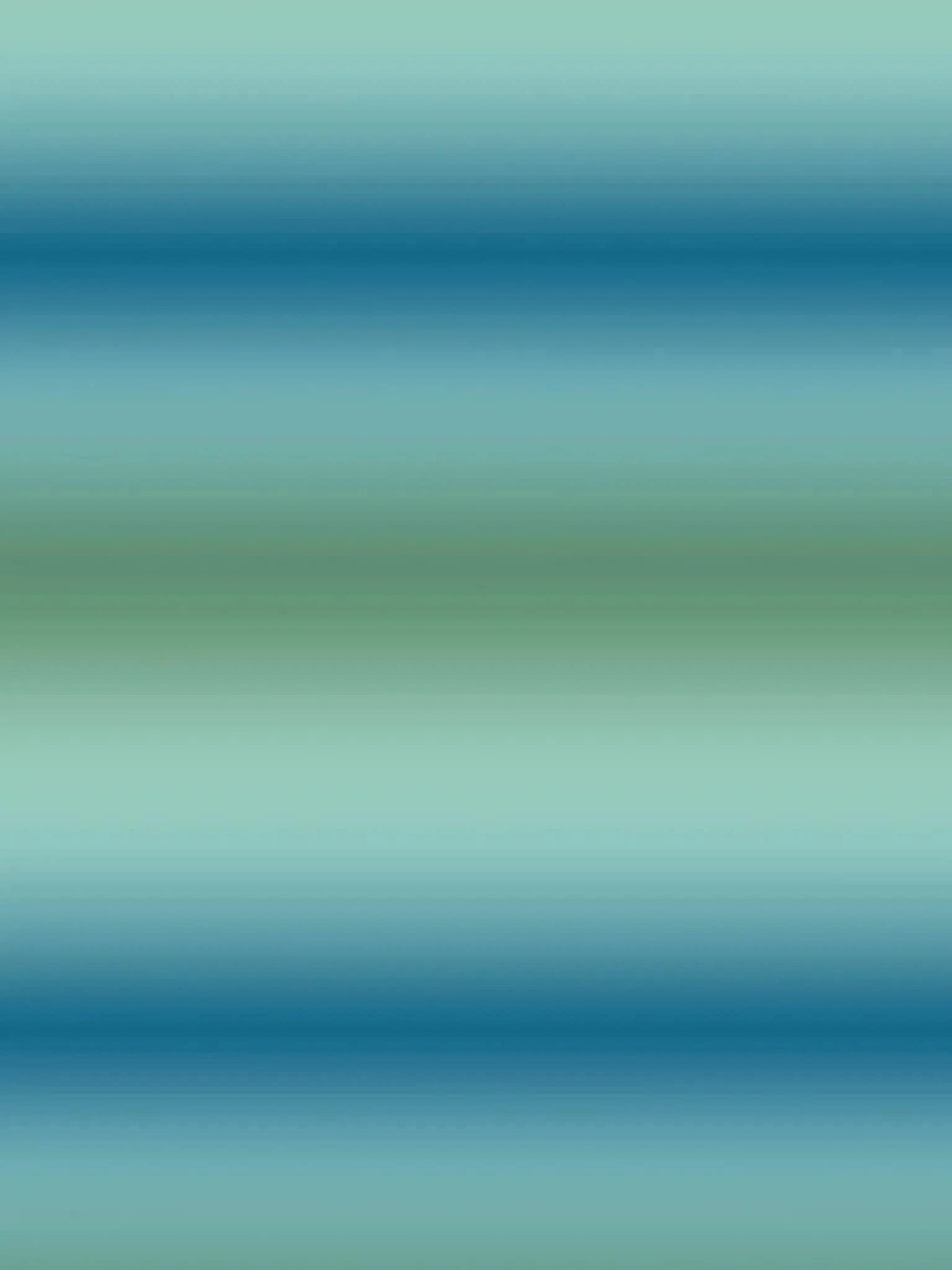 Bahamas Ombre fabric with horizontal stripes in shades of blue and green.