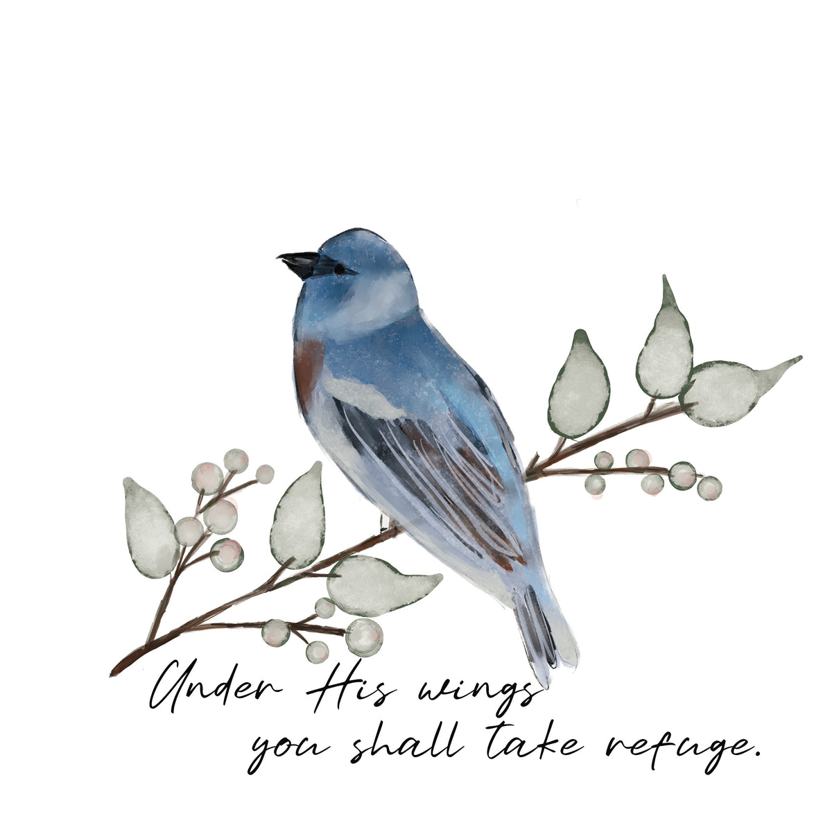 Take Refuge Placement Print