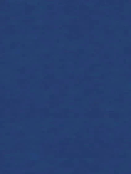 A close-up of blue heather fabric with subtle texture.