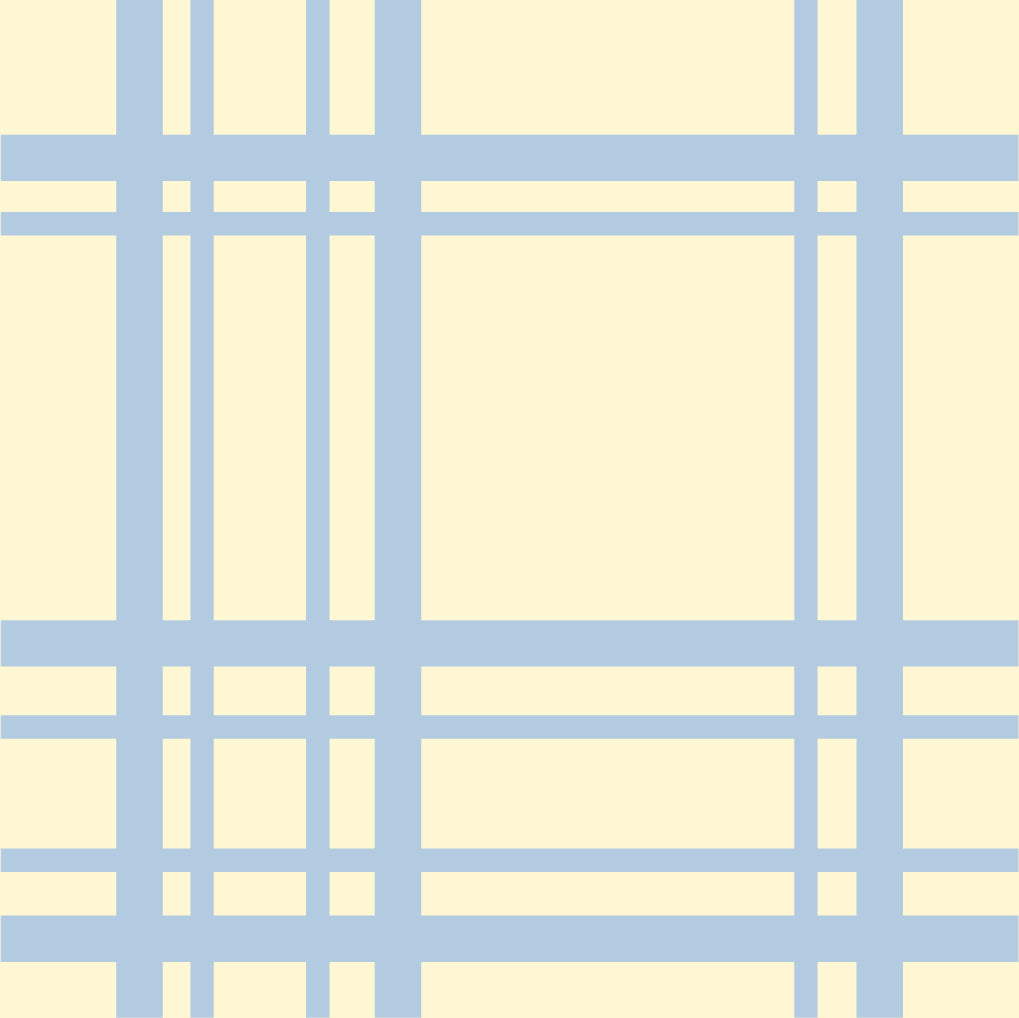 Butter and Sky Plaid