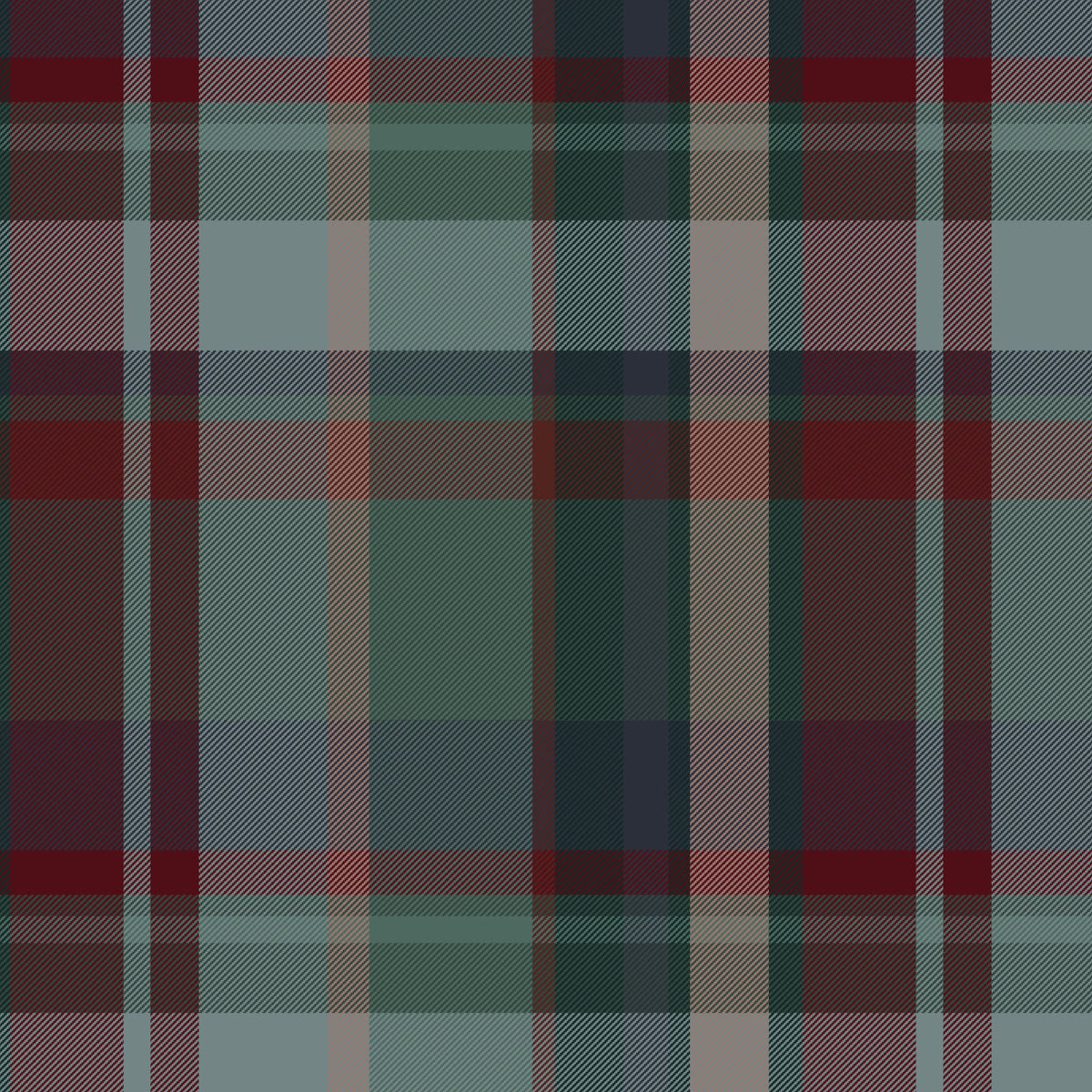 Dark Christmas Plaid Fabric - WayMaker Fabrics