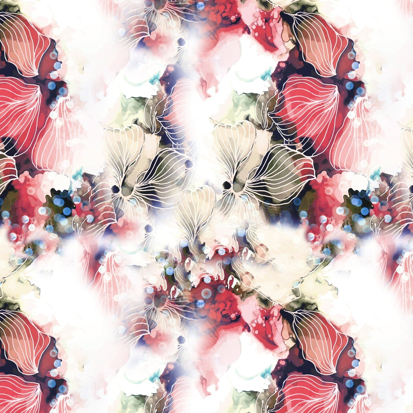 Fall Fairy Flowers Fabric - WayMaker Fabrics