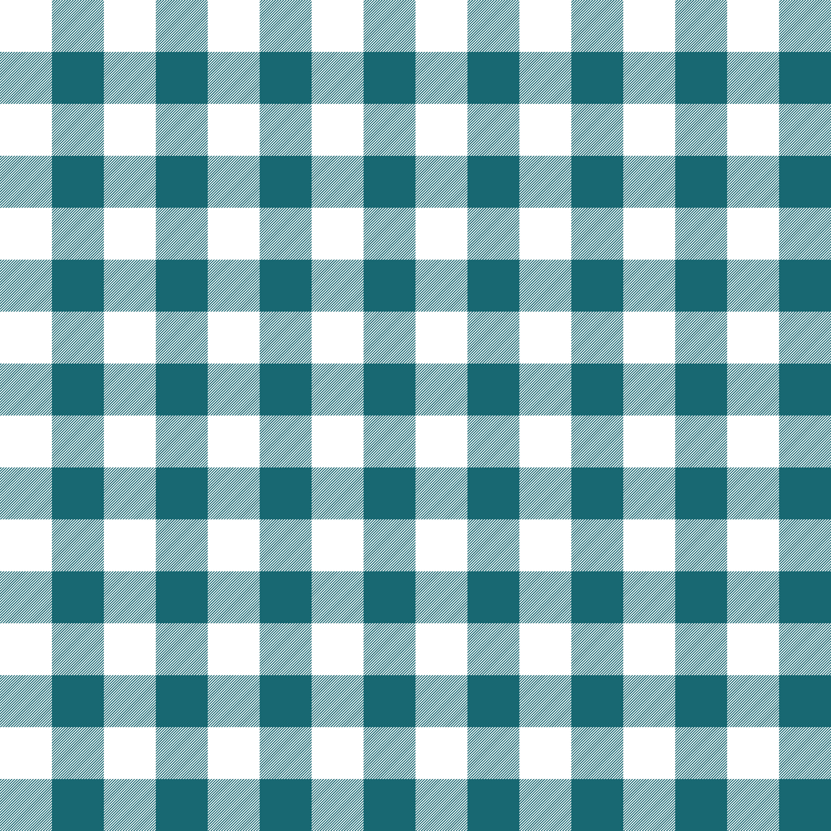 Aqua Gingham Fabric - WayMaker Fabrics