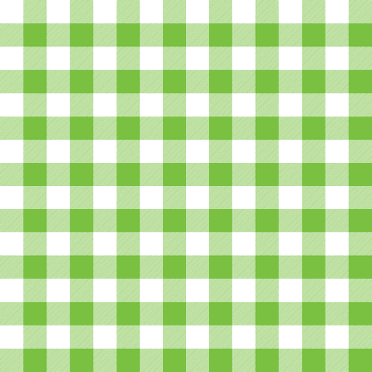 Green Gingham Fabric - WayMaker Fabrics