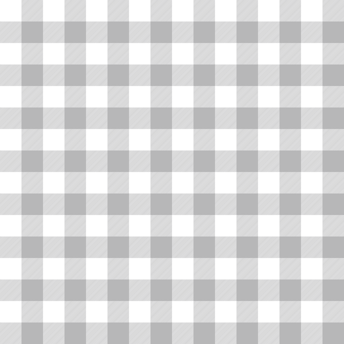 Silver Gingham Fabric - WayMaker Fabrics