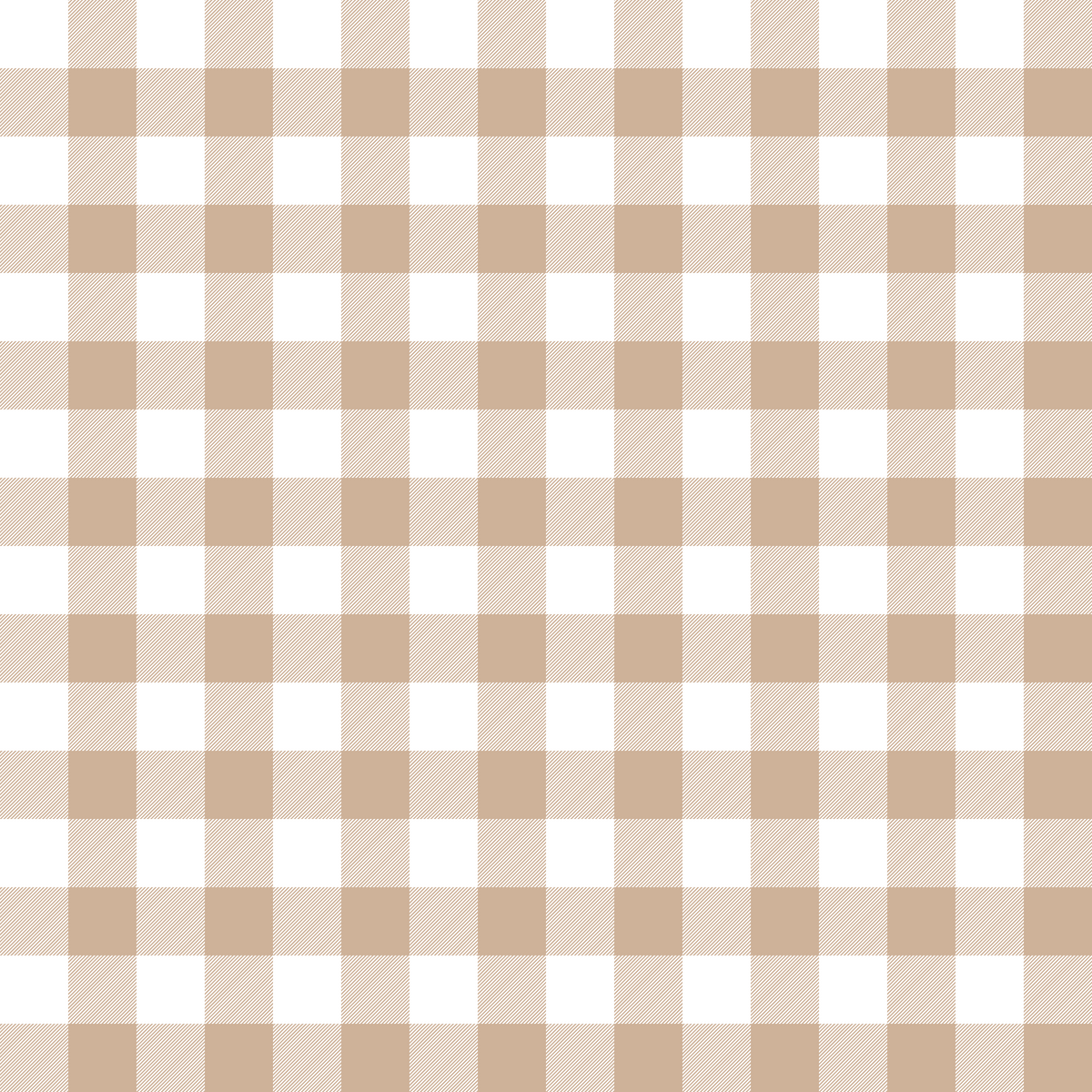 Tan Gingham Fabric - WayMaker Fabrics