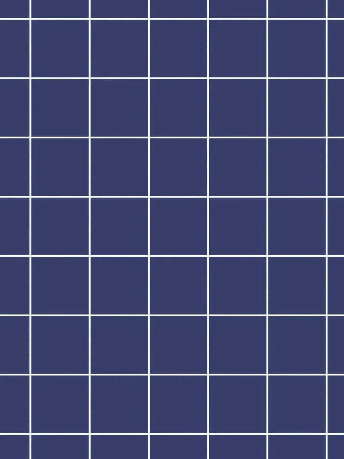 Navy windowpane geometric pattern fabric with a grid design.