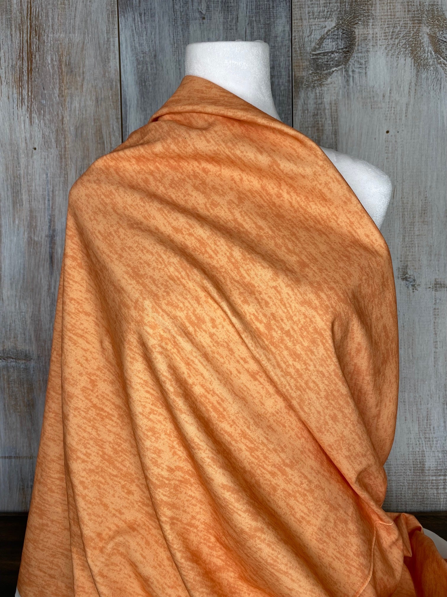 Orange Heather Fabric - WayMaker Fabrics