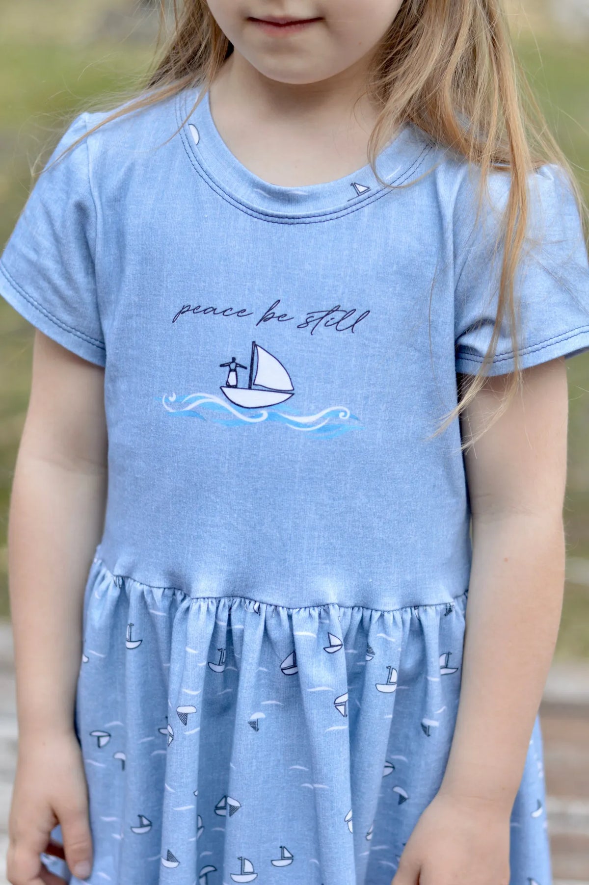 Peace Be Still 1/2 yard Placement Print