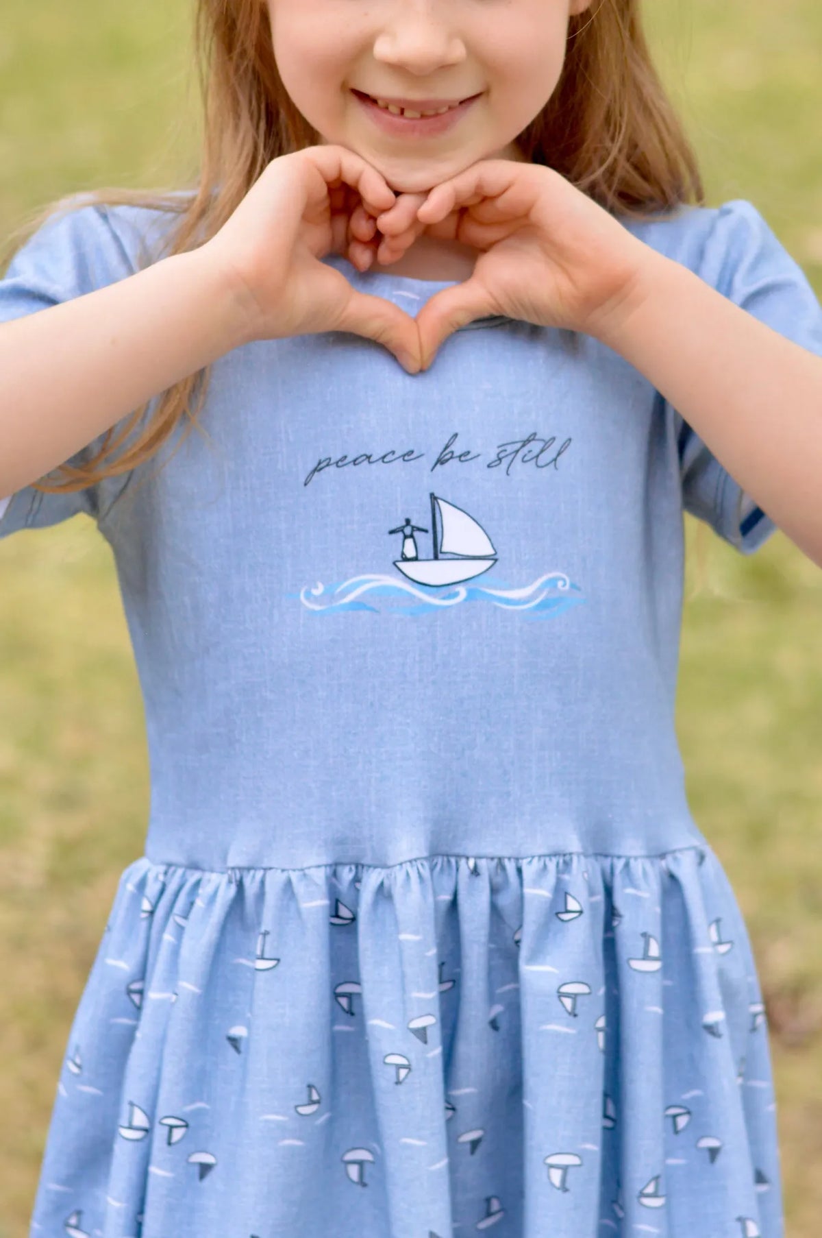 Peace Be Still 1/2 yard Placement Print