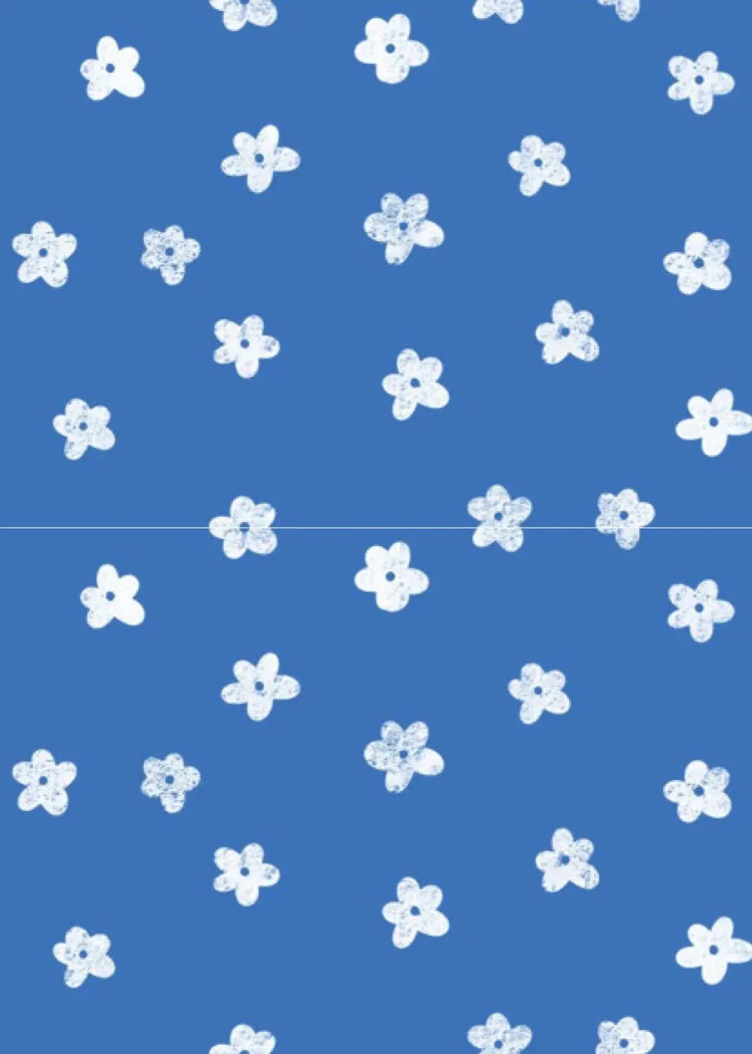 Blue Spread Out Floral