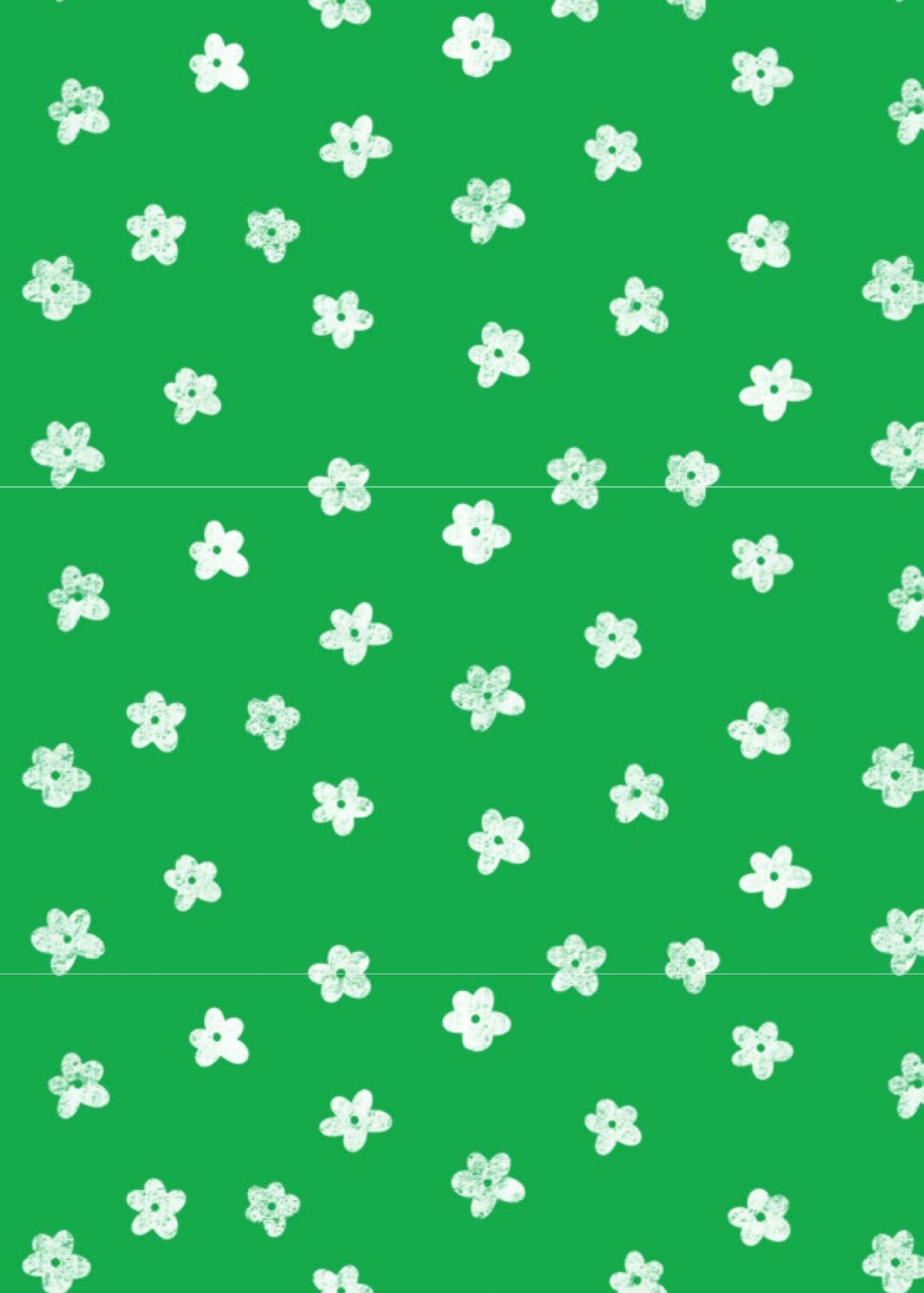 Green Spread Out Floral