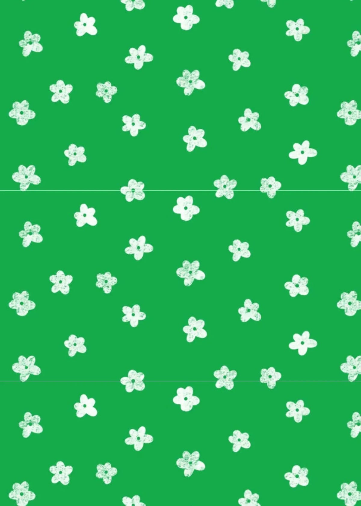 Green Spread Out Floral