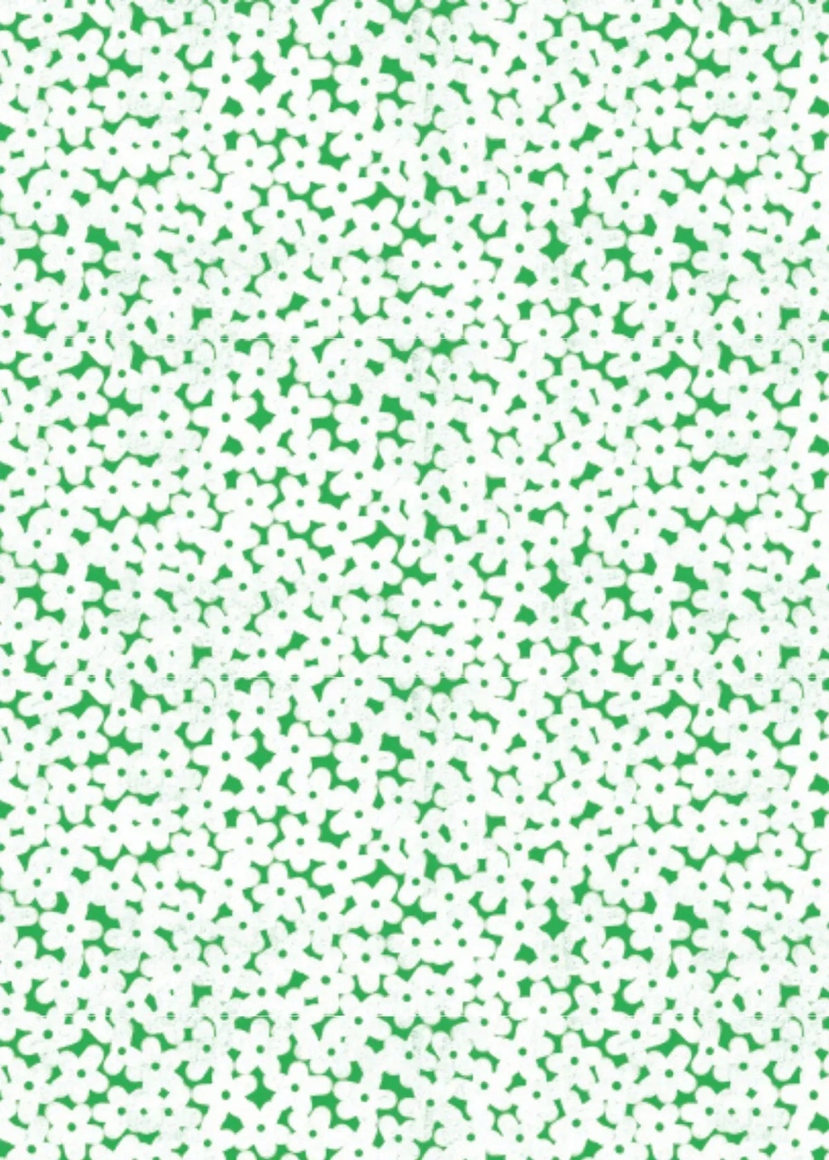 Green Overlapped Floral
