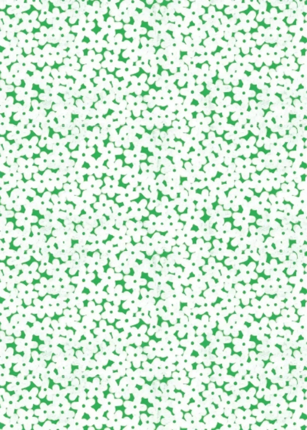 Green Overlapped Floral