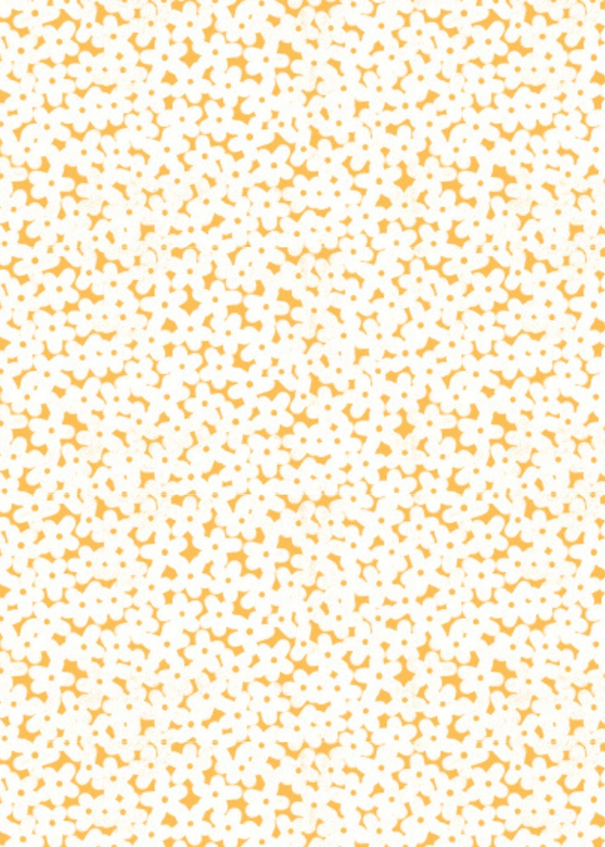 Orange Overlapped Floral