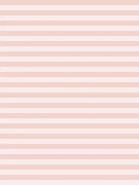 Pink fabric with horizontal light pink and off-white stripes.