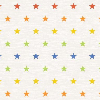 Rainbow Stars in Cream