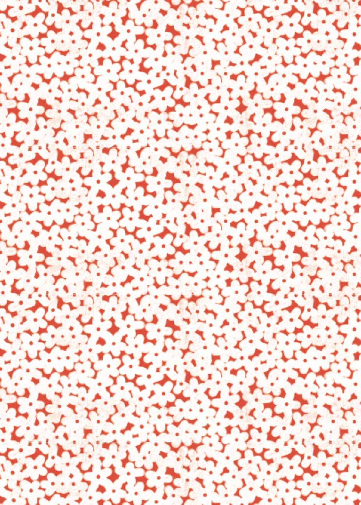 Red Overlapped Floral