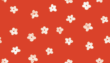 Red Spread Out Floral