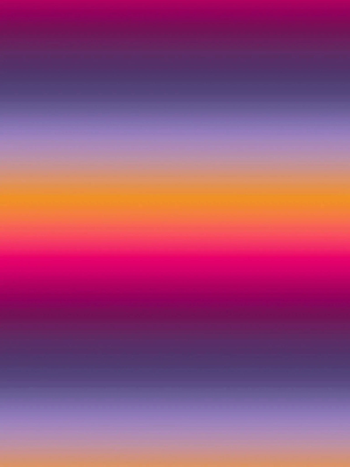 Fabric with a horizontal gradient from purple to orange to pink.