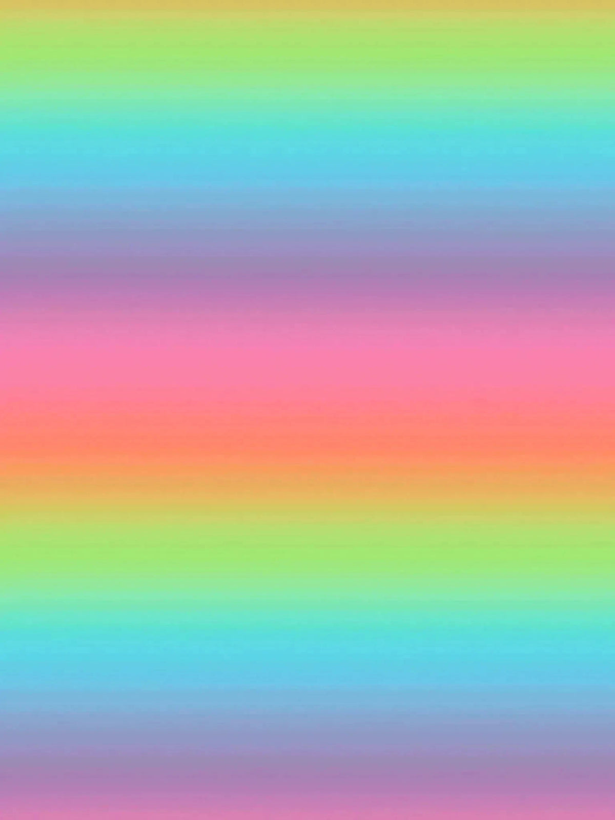 Rayon crepe fabric with a smooth rainbow gradient from green to purple.