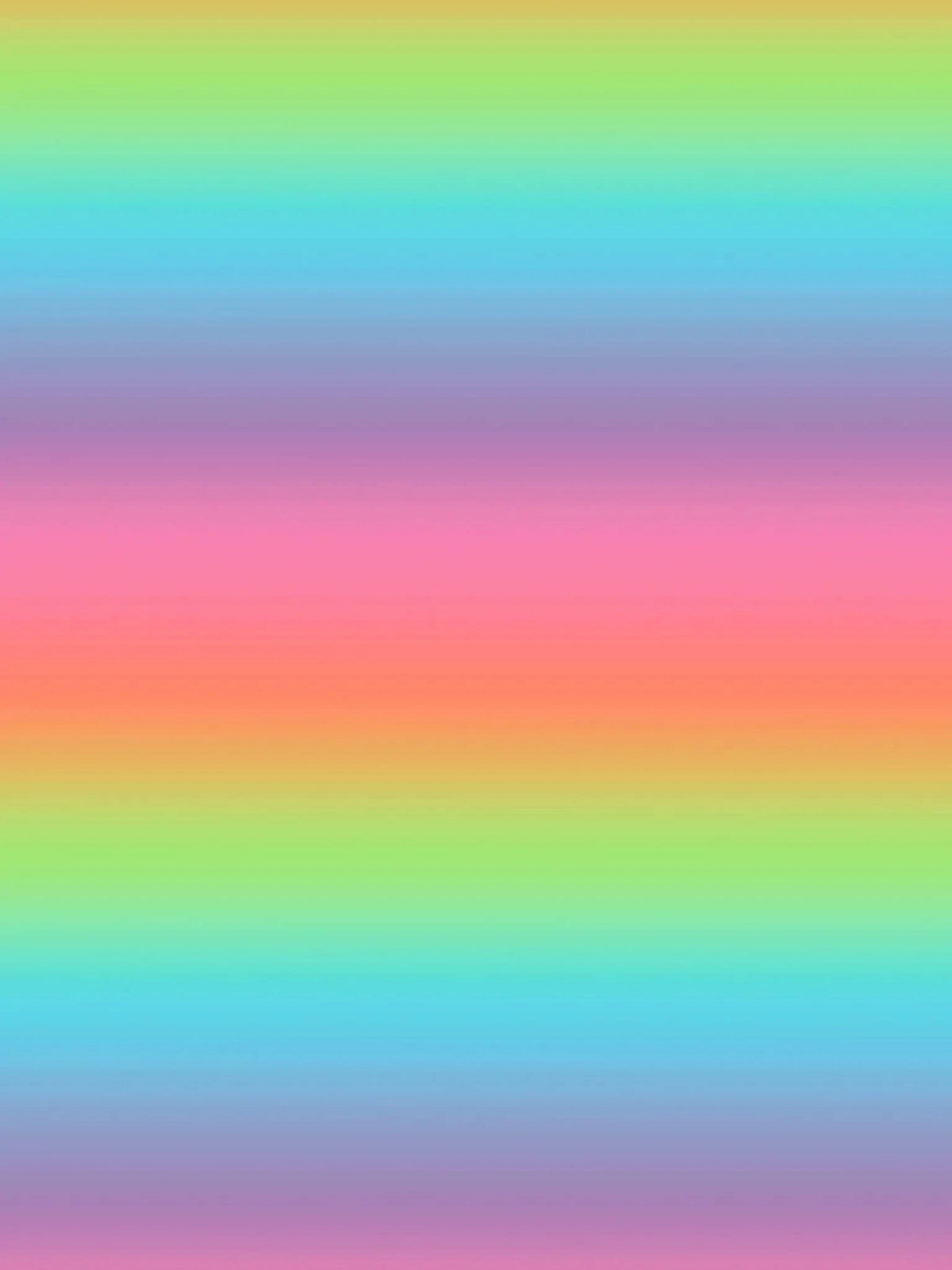 A fabric with horizontal stripes in shades of green, blue, purple, pink, and orange.
