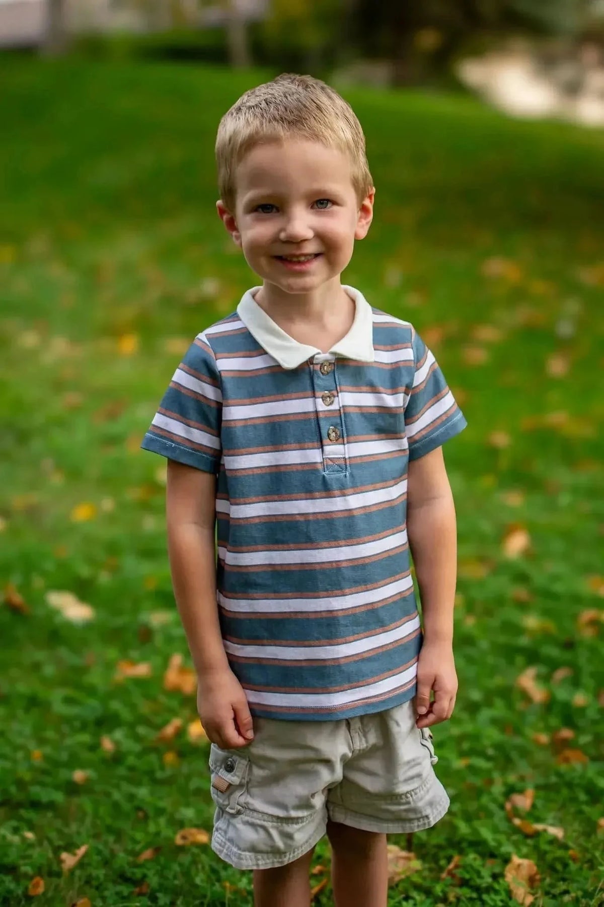 Verdant Stripes striped fabric in green and white tones.