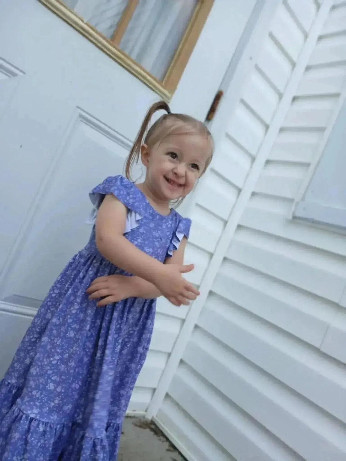 Lavender floral fabric with posy pattern from WayMaker Fabrics.