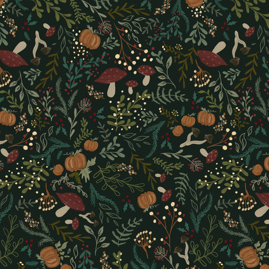 Forest Foliage in Green Fabric - WayMaker Fabrics